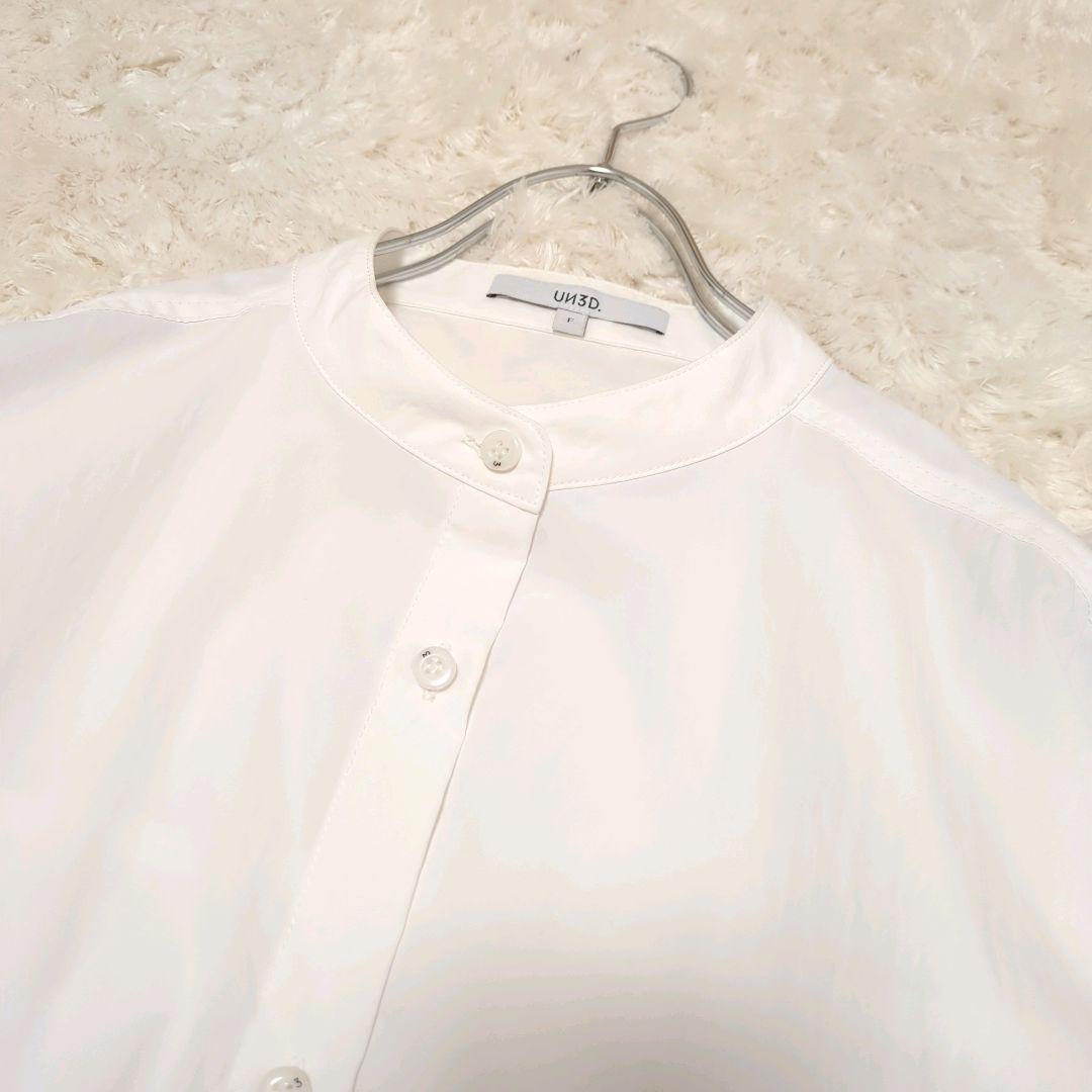 美品⭐︎UN3D　アンスリード　HEM GATHER SH　ヘムギャザーシャツ