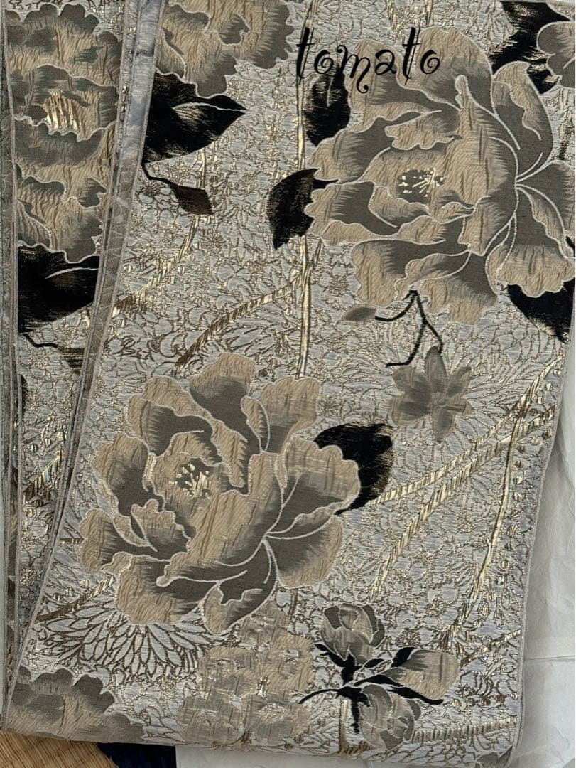 大人兵児帯【シャクヤク】　【シャクヤク紅】セット