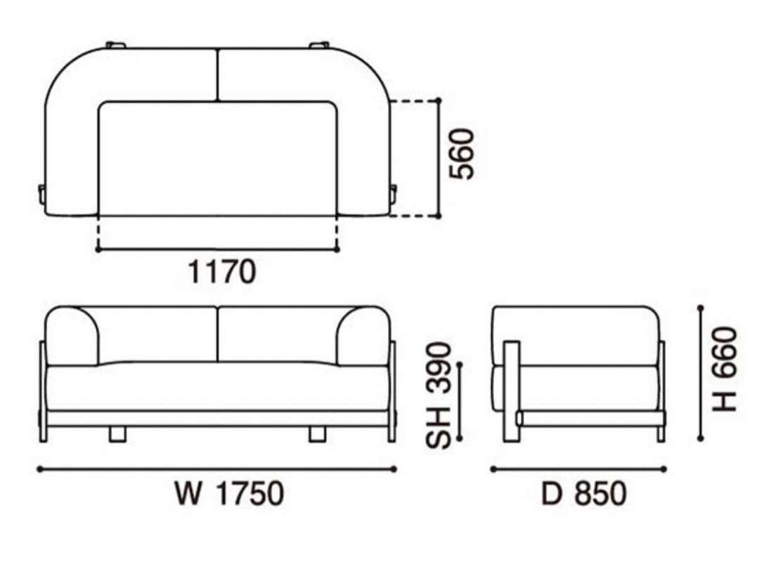 カリモクニュースタンダード　エレファントソファ　2人掛け