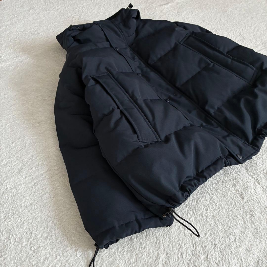 ダントン フード付き ダウンジャケット 撥水 Bshop 近年モデル 濃紺