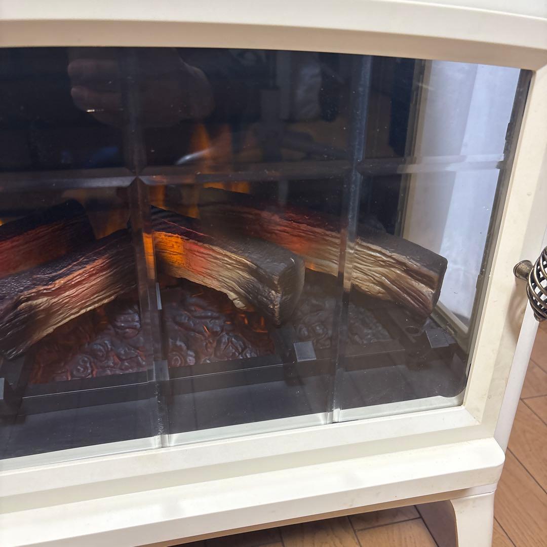 美品　QVCジャパン 暖炉型パワーヒート DFI-5010-04 ファンヒーター