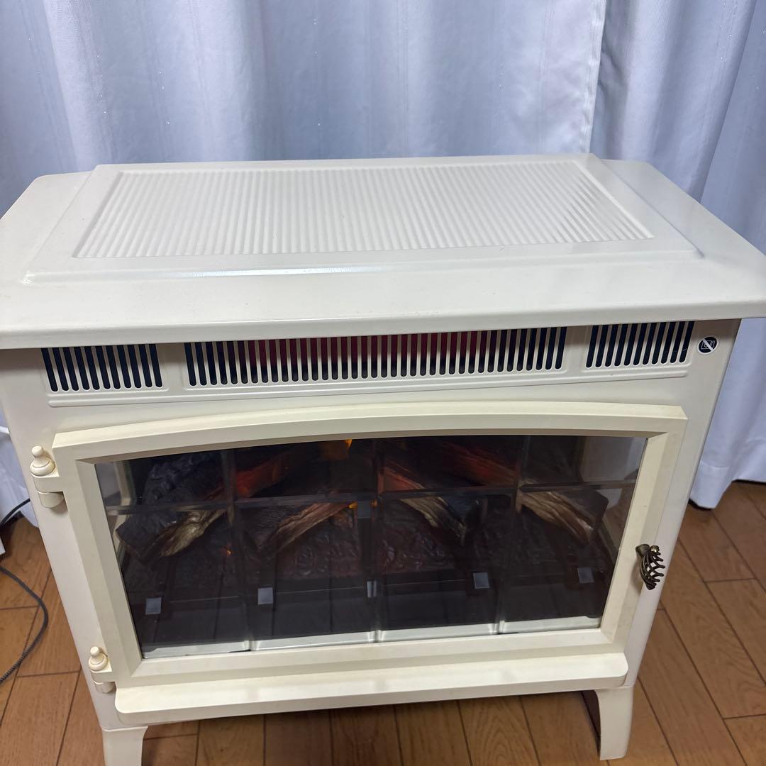 美品　QVCジャパン 暖炉型パワーヒート DFI-5010-04 ファンヒーター