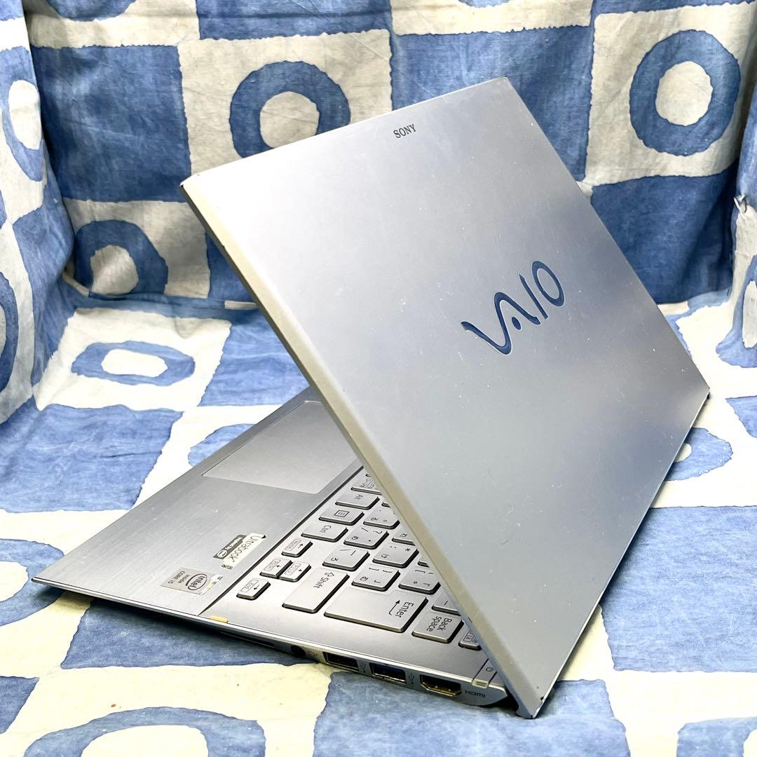 タッチパネル☆人気VAIO♡快適SSD☆i5☆お洒落シルバー♪カメラ！Win11