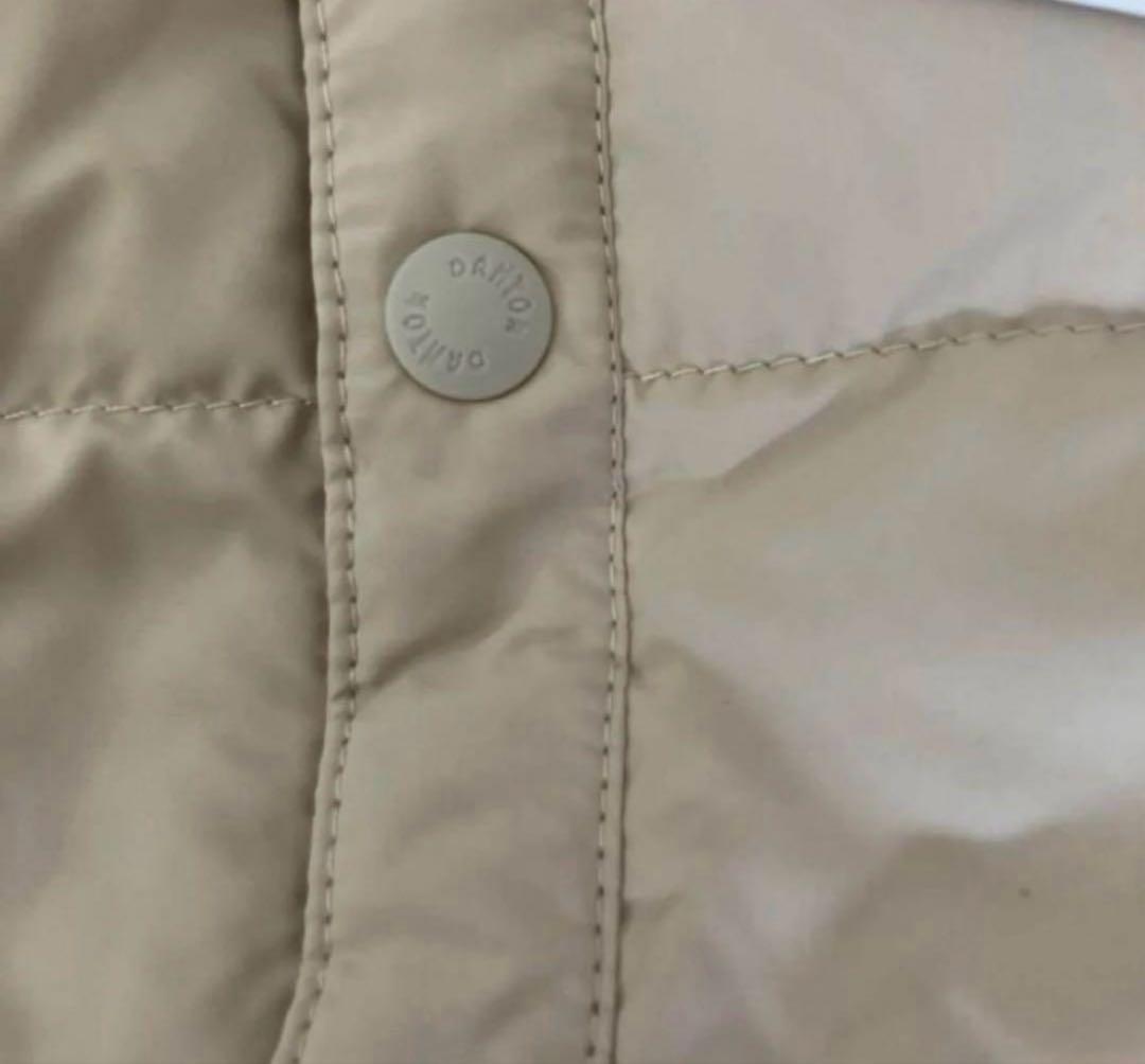 ダントンダウン　オイスターホワイトS 36インナーダウンジャケット