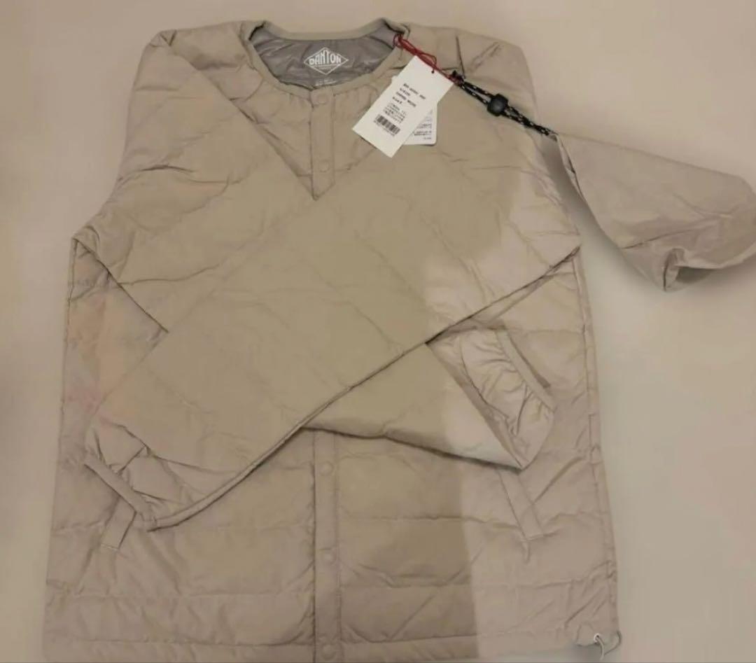 ダントンダウン　オイスターホワイトS 36インナーダウンジャケット