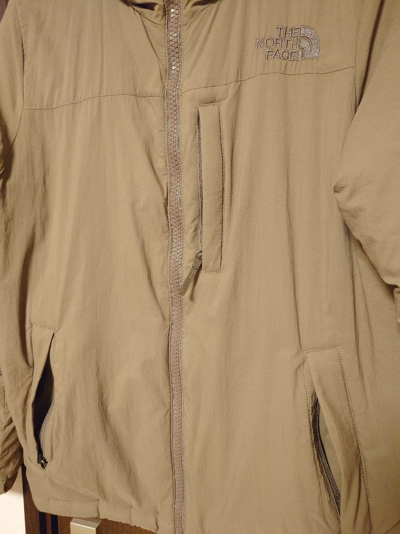 【中古】THE NORTH FACE カーキ 中綿ジャケット レディースM