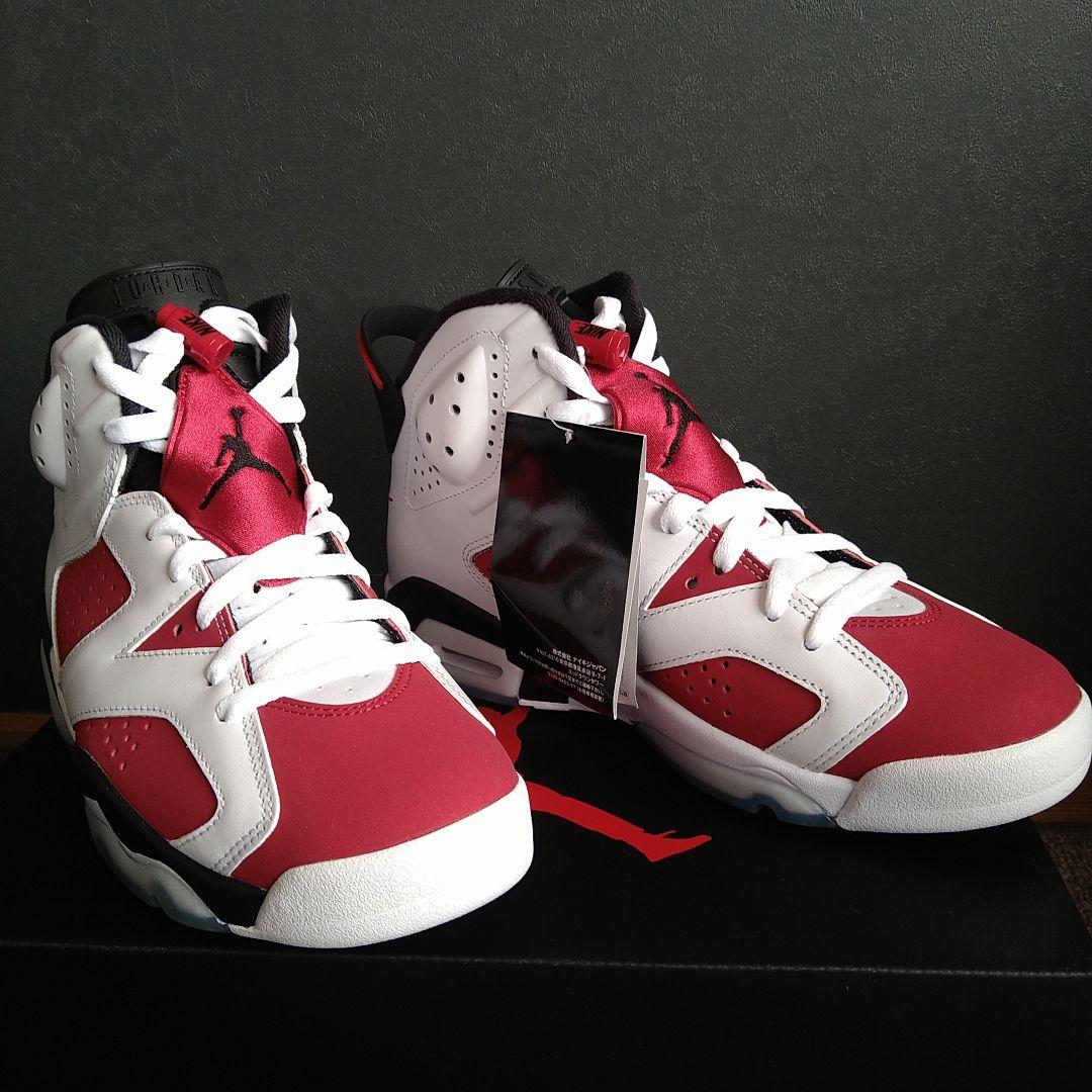 ベ*u様 新品 未使用 エアジョーダン6 レトロ カーマイン エアジョーダン ハ