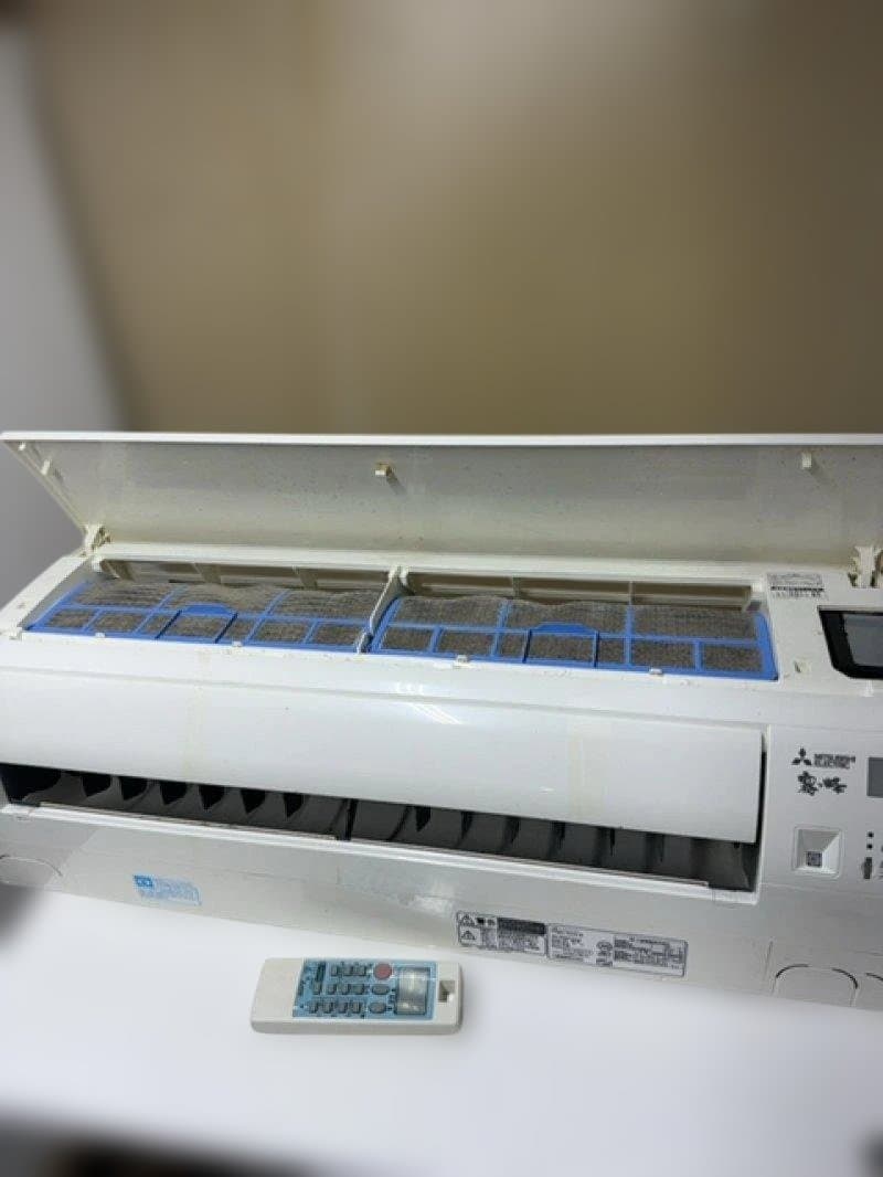 神奈川県内は無料工事、配送付き、室外機込み)三菱電機6畳 2016年式 保証あり