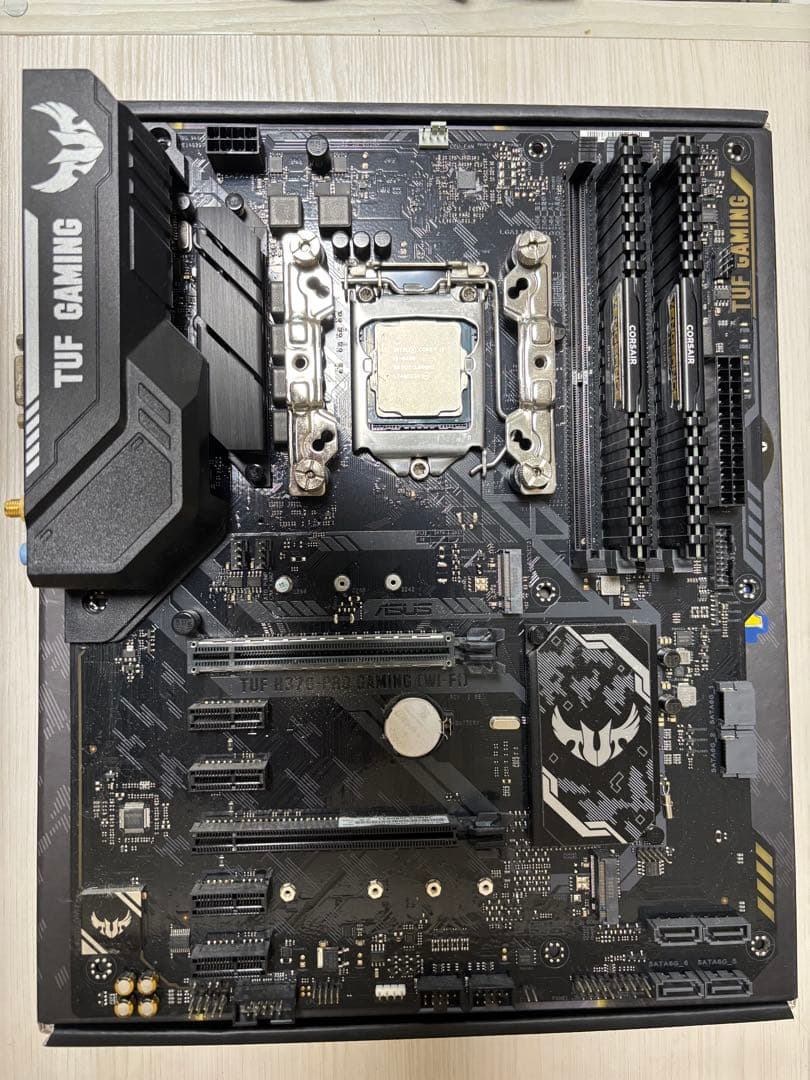 ASUS TUF H370-PRO GAMING マザーボード　CPUメモリ付属