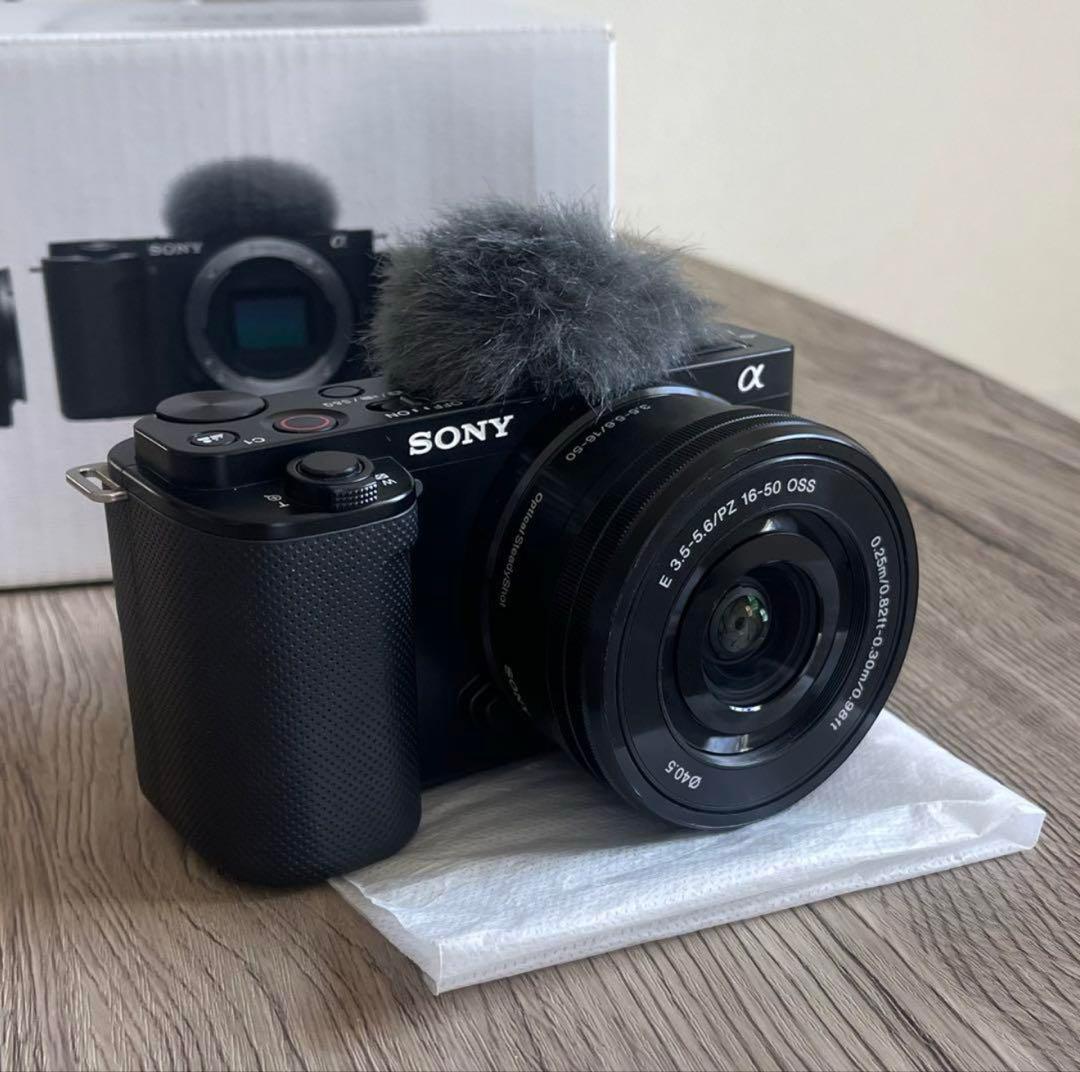 SONY ZV-E10 ミラーレス一眼 シューティンググリップ付き