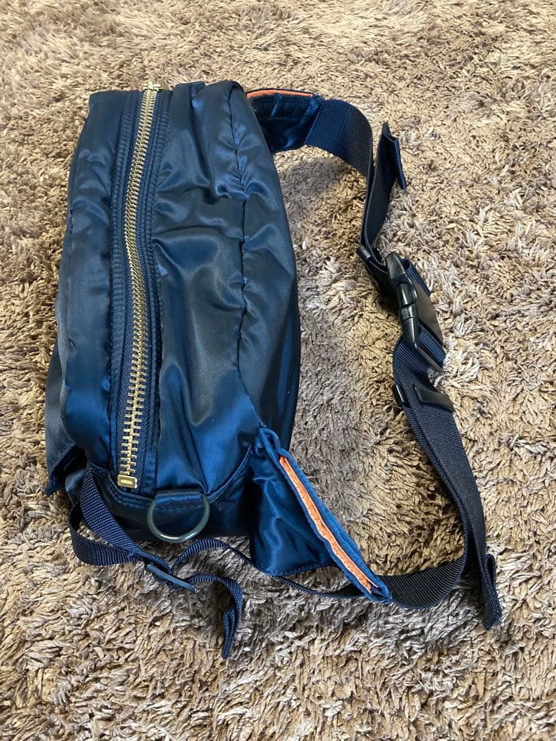 新品未使用☆ ポーター PORTER ウエスト バッグ アイアンブルー ネイビー