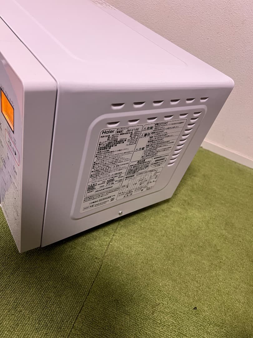 Haierオーブンレンジ 2021年製 JM-V16E 電子レンジターンテーブル