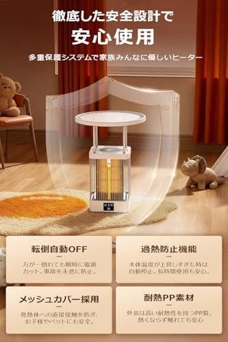 カーボンヒーター 【2025年冬新開発&暖房＋煮る＋保温 3in1設計_corg