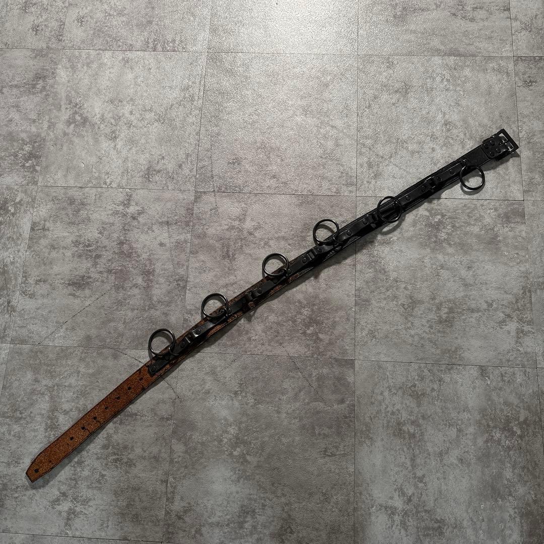 minus Ring belt ベルト　BLK メンズ