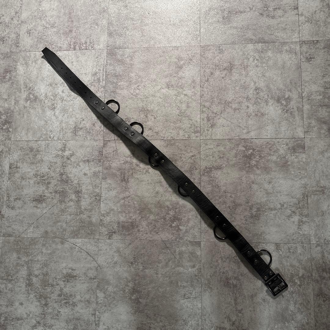 minus Ring belt ベルト　BLK メンズ