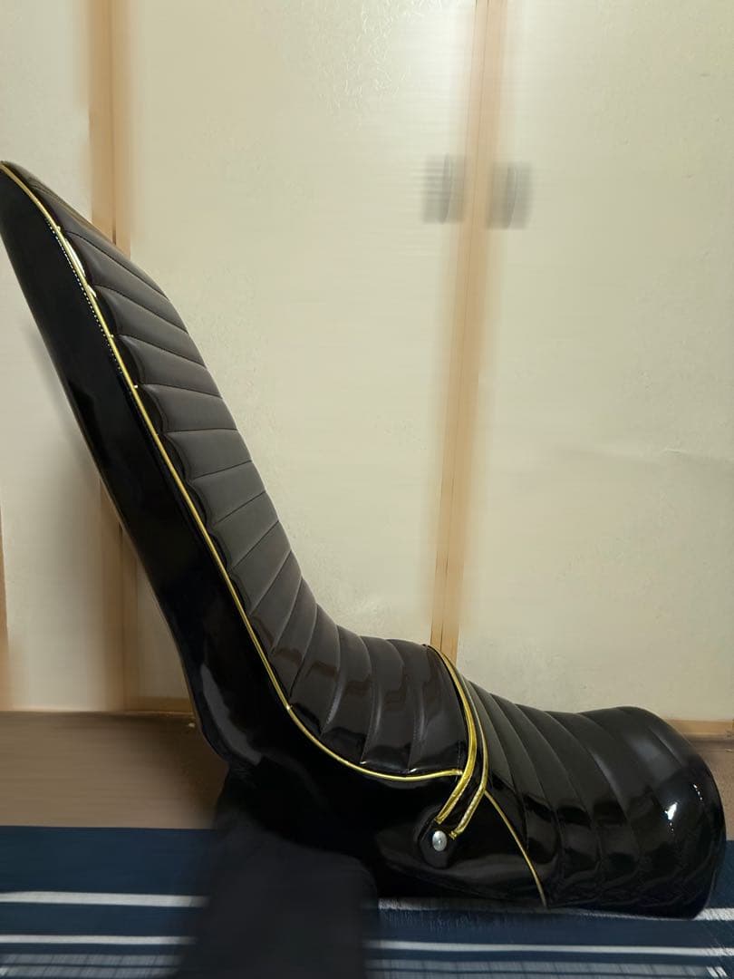 XJR400R 後期黒 1エナ60cm 三段シート/完成品 補強入り