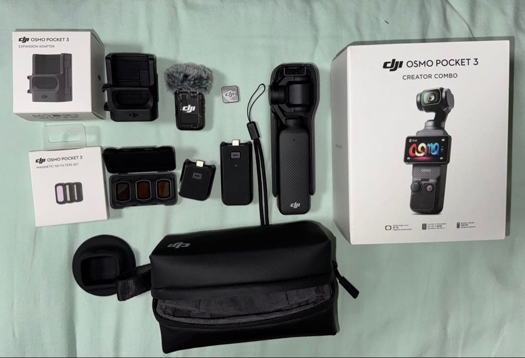ND等おまけ多数 DJI Osmo Pocket 3 クリエイターコンボ 美品