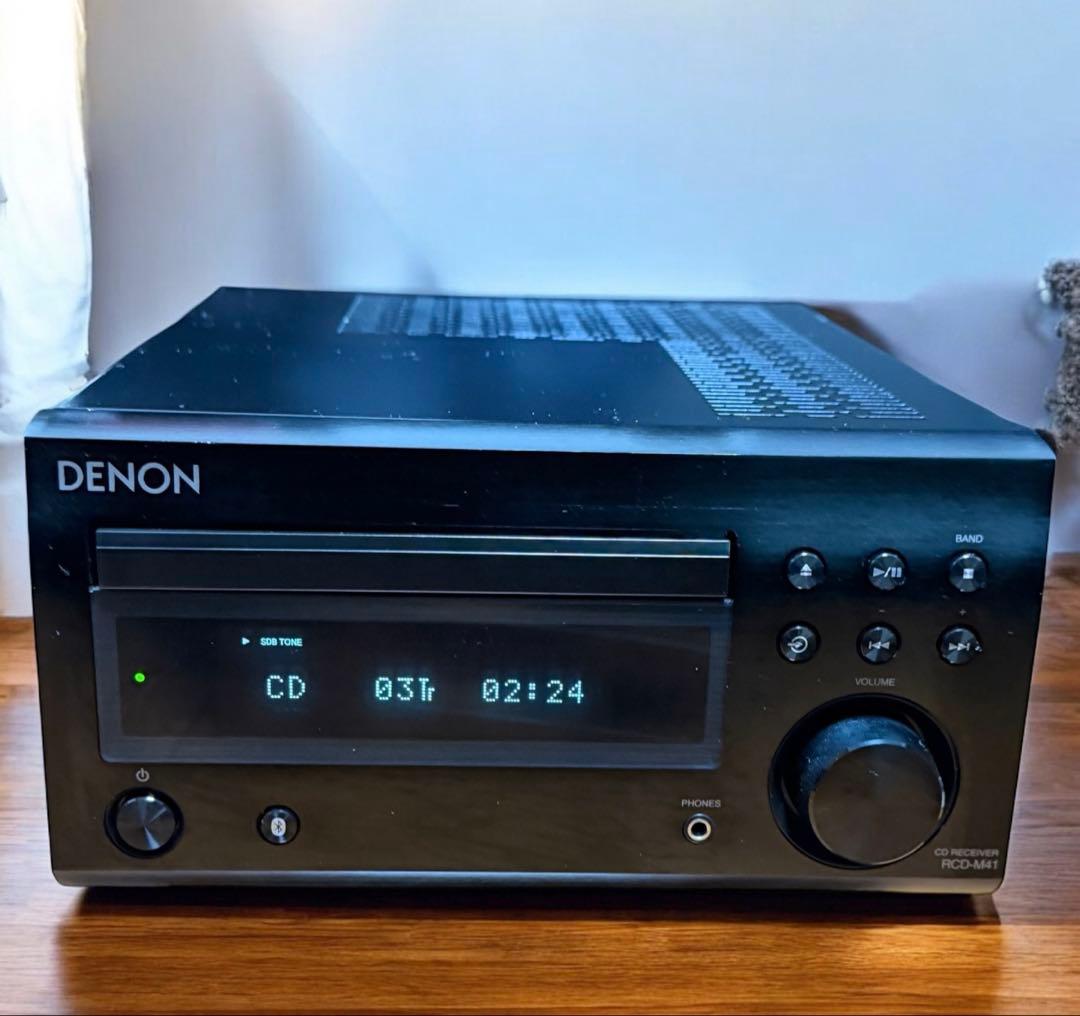 DENON デノン RCD-M41 CDレシーバー 2021年製 ブラック