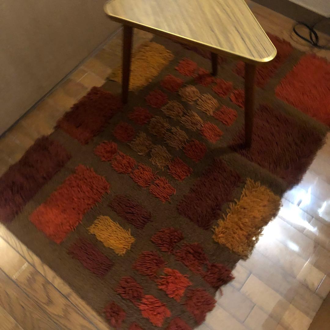 (1950s)-1960sミッドセンチュリー ラグ