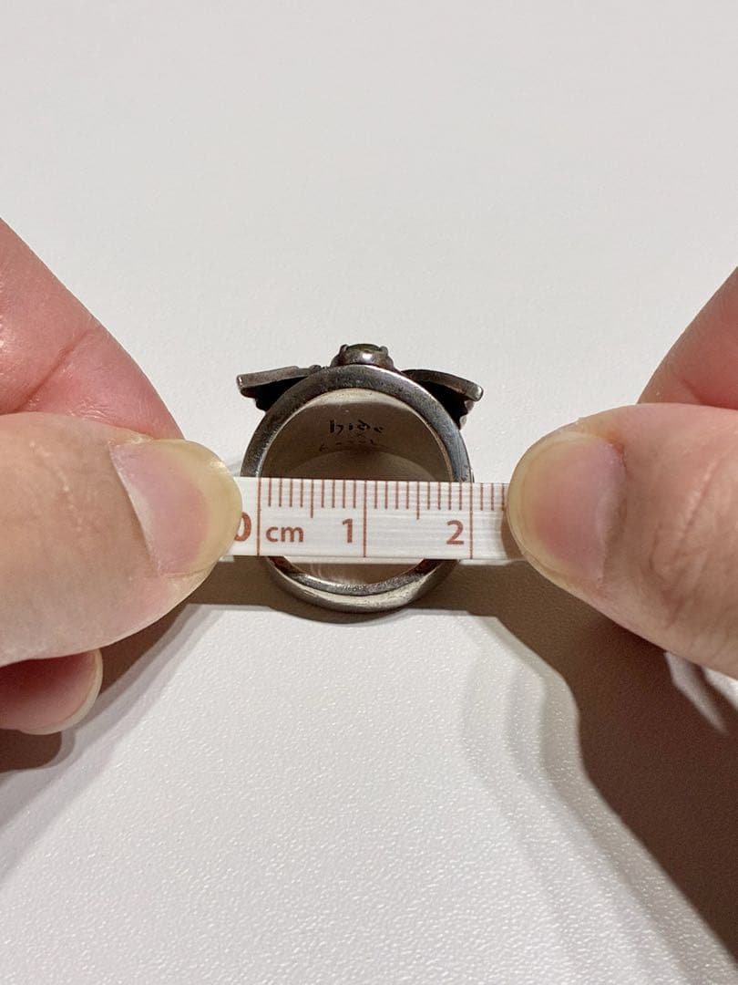 かすう工房　hide コラボリング　蜘蛛蝶　炎翠蝶