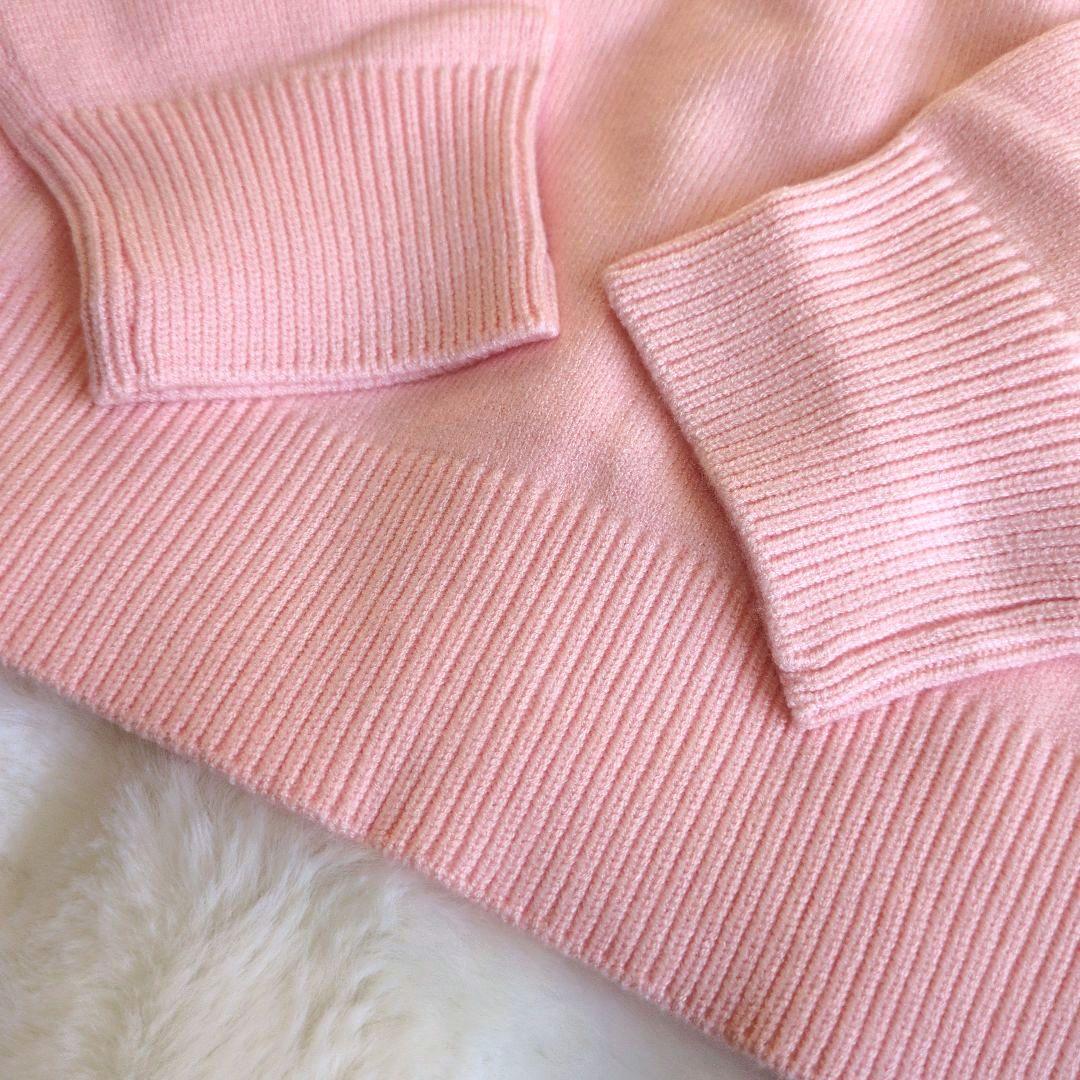 DANTON ダントン ピンク ウール ニット セーター 36