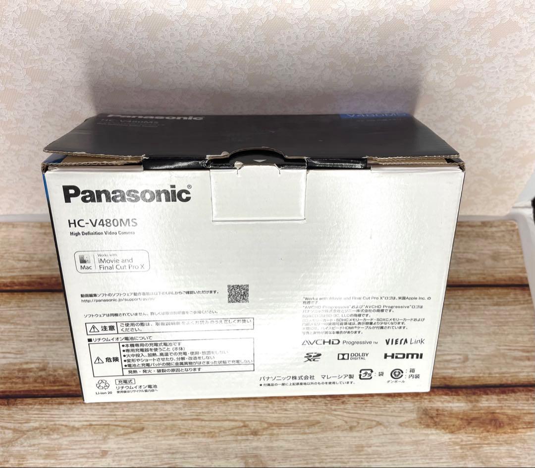 Panasonic デジタルハイビジョンカメラ HC-V480MS