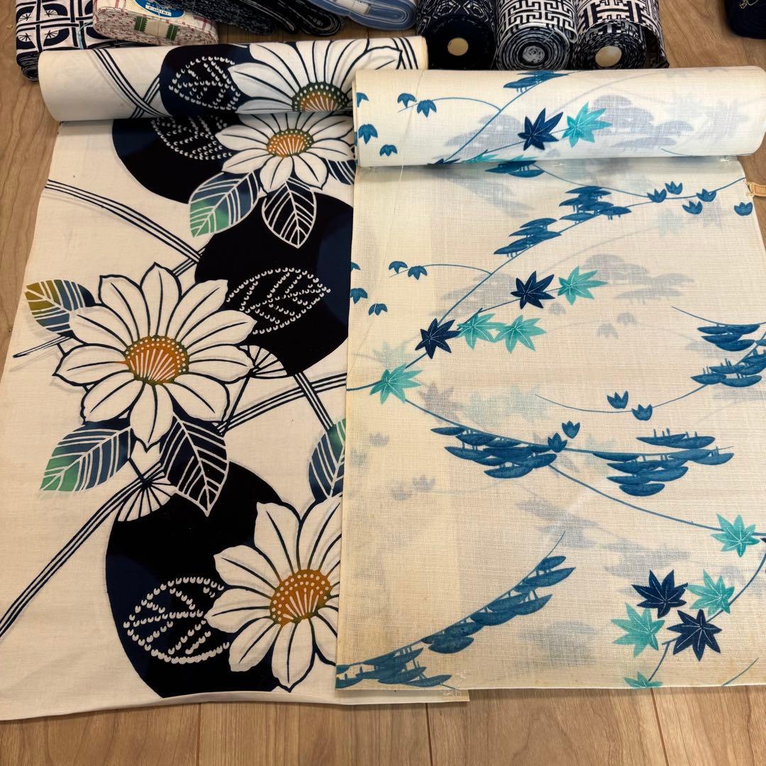 A格安 リメイク用　素材　 まとめ売り　着物　和服　10点　本染　浴衣　反物