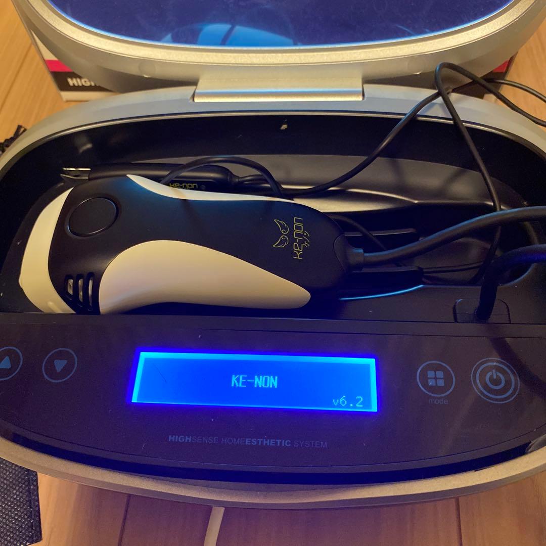 【美品】ケノン KE-NON Ver6.2 光脱毛器　ブラック