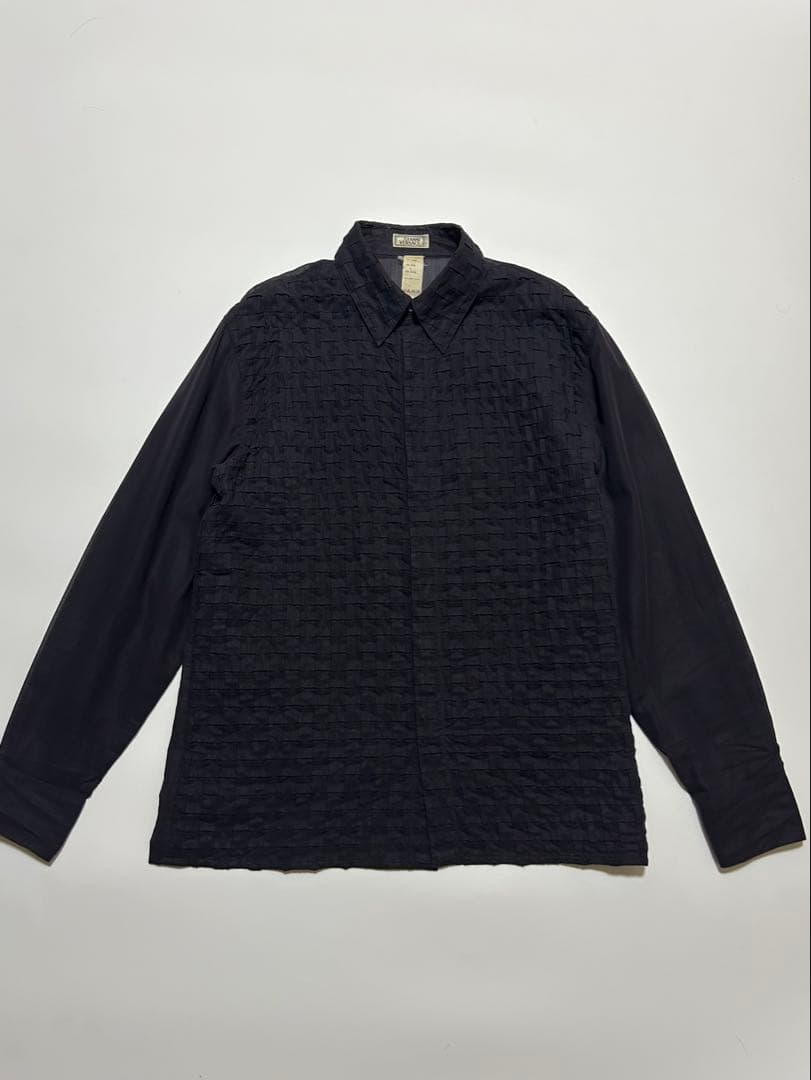 トップス 90s GIANNI VERSACE Woven Sheer Shirt
