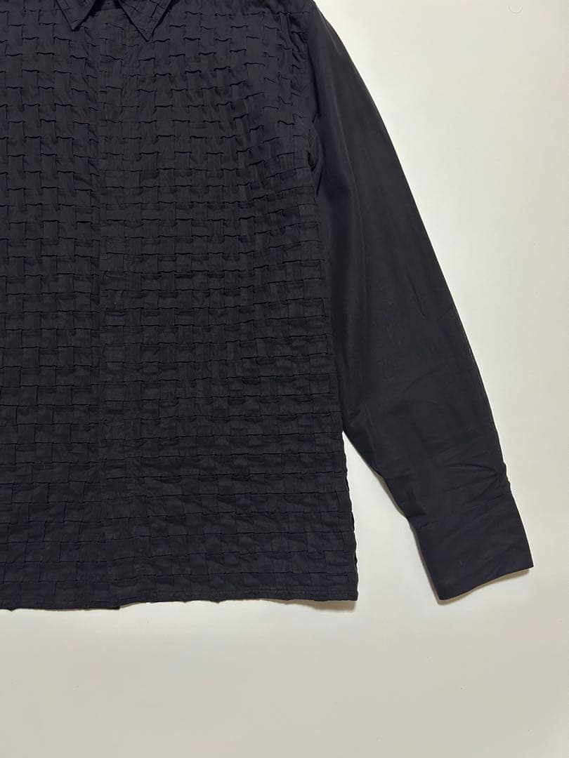 トップス 90s GIANNI VERSACE Woven Sheer Shirt