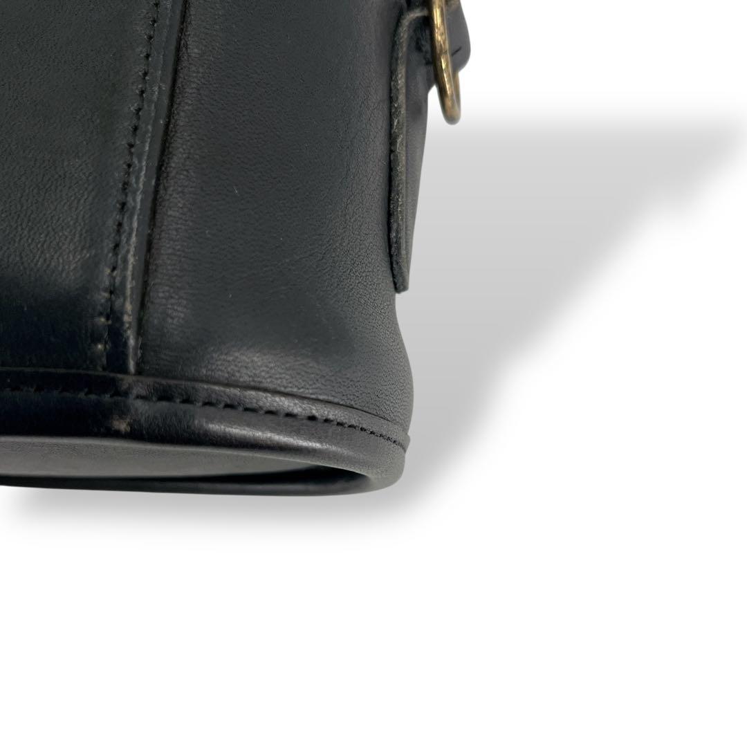 希少　オールドコーチ　2way バニティバッグ　ショルダーバッグ　小物入れ　黒