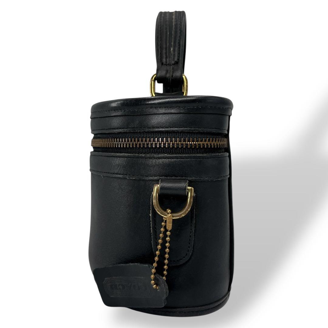 希少　オールドコーチ　2way バニティバッグ　ショルダーバッグ　小物入れ　黒