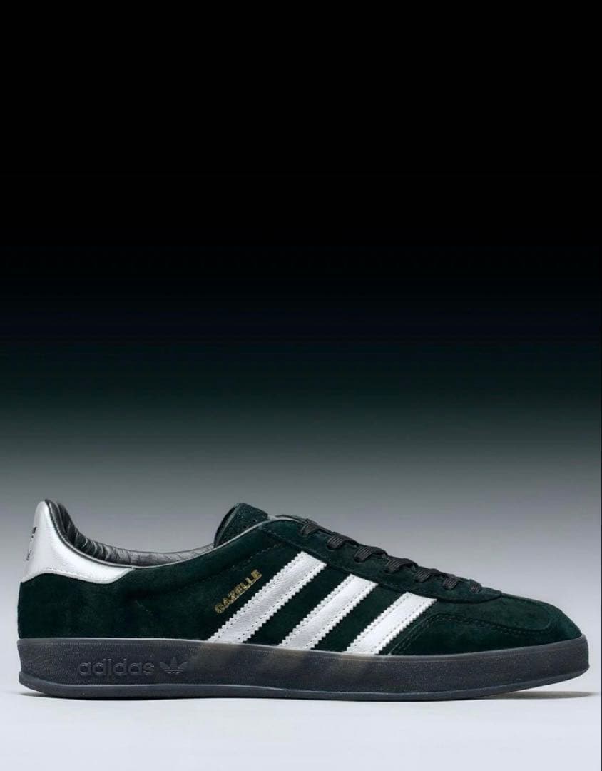 adidas gazelle indoor Billys別注 黒×銀