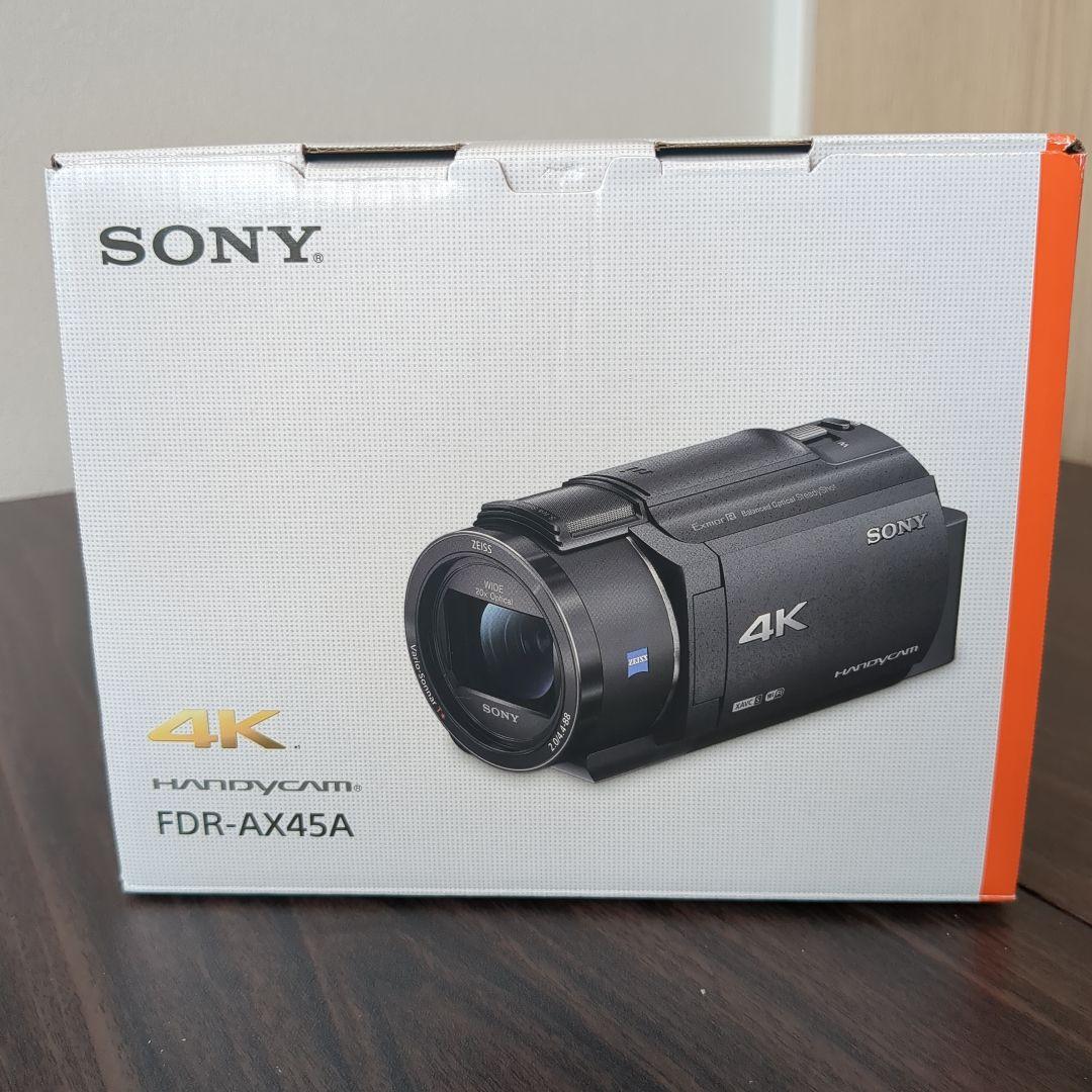 【未使用】SONY 4K ビデオカメラ FDR-AX45A 本体