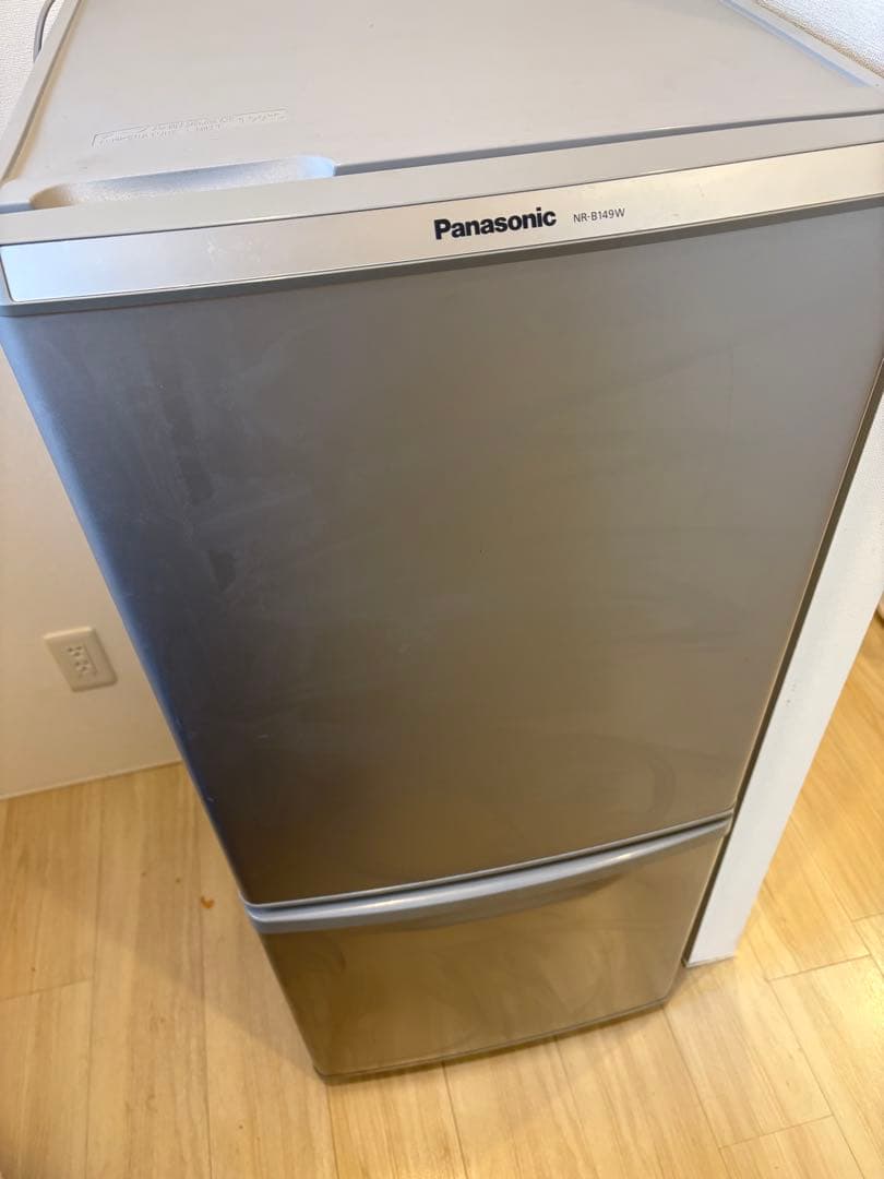 Panasonic 冷蔵庫 NR-B149W シルバー　2017年製