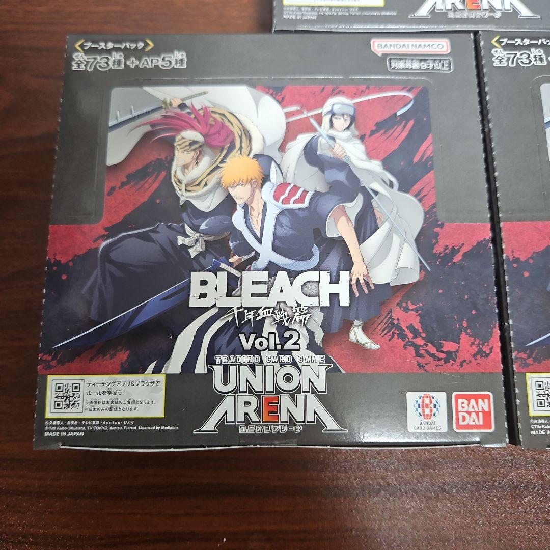 ユニオンアリーナ　BLEACH Vol.2 3BOXテープ付き　新品未開封