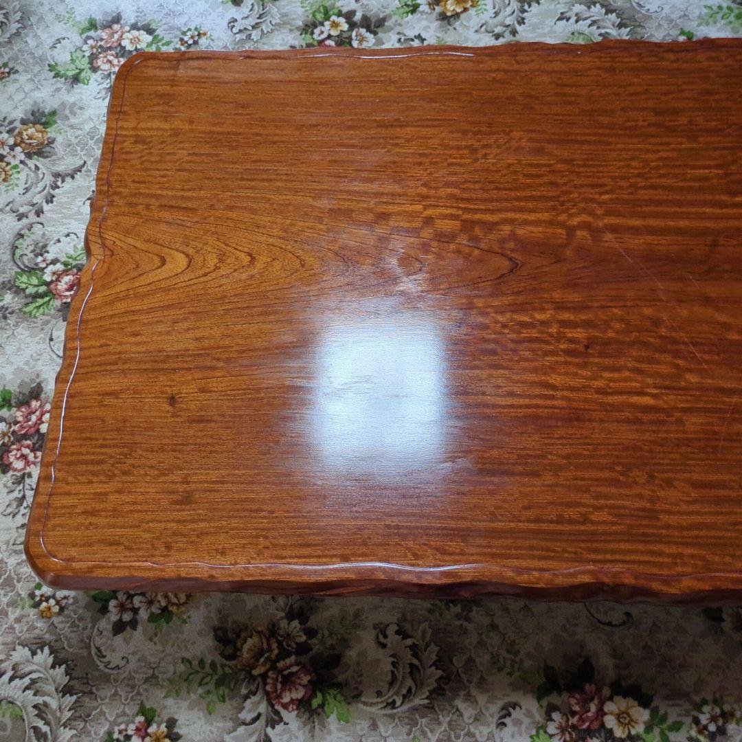 【値下げ】一枚板　？　テーブル　ローテーブル　木製