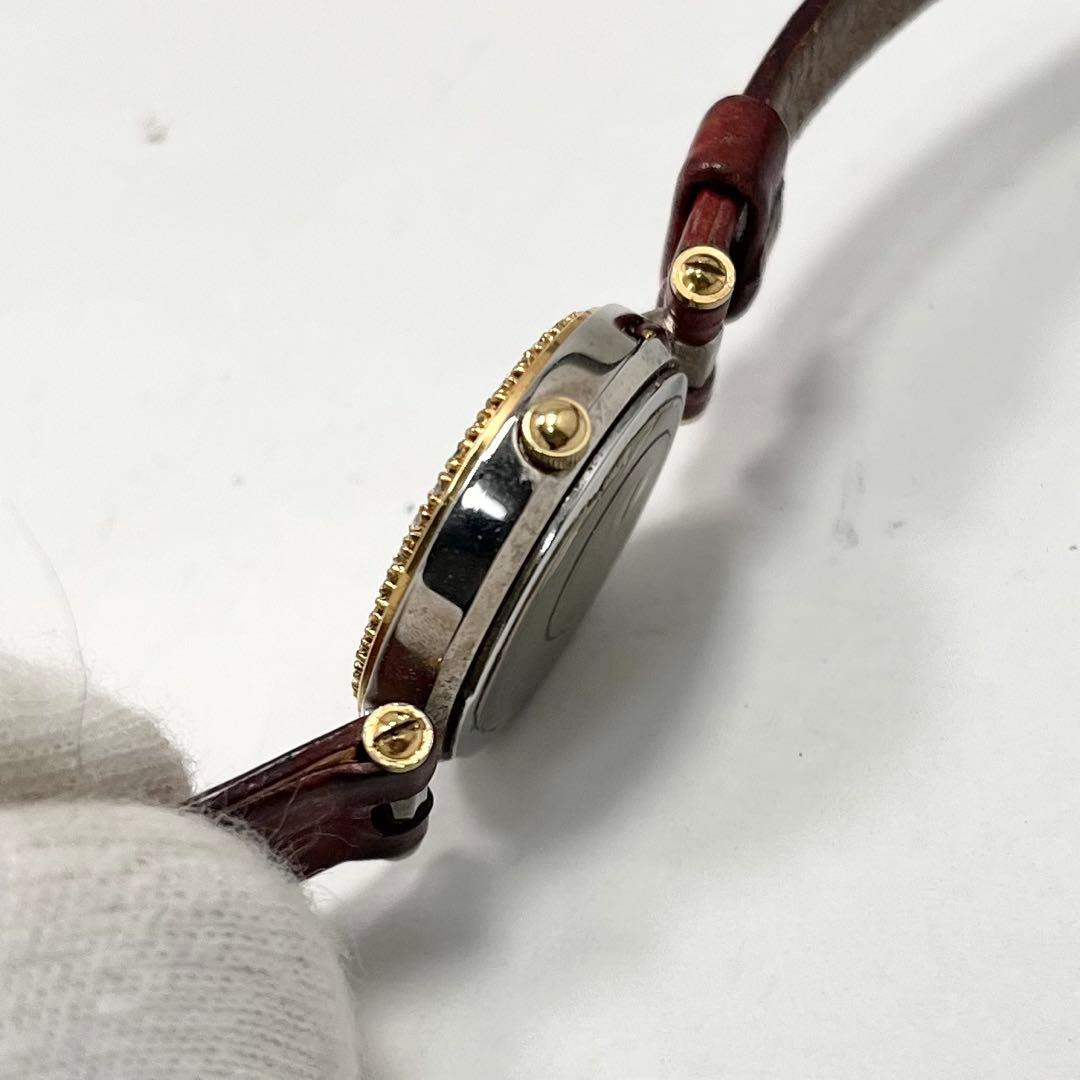 【希少】BALENCIAGA 時計　ラインストーン　レザーベルト