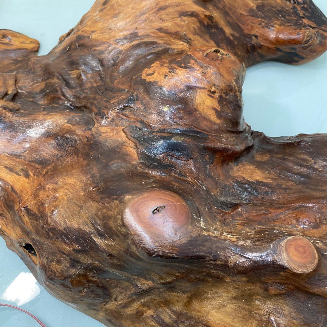 ☆茶台　花台　自然木　欅製☆