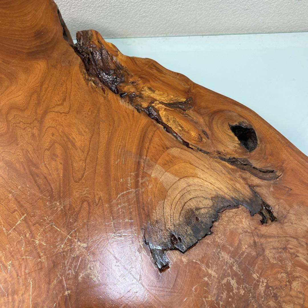 ☆茶台　花台　自然木　欅製☆