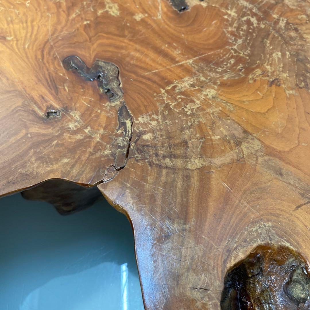 ☆茶台　花台　自然木　欅製☆