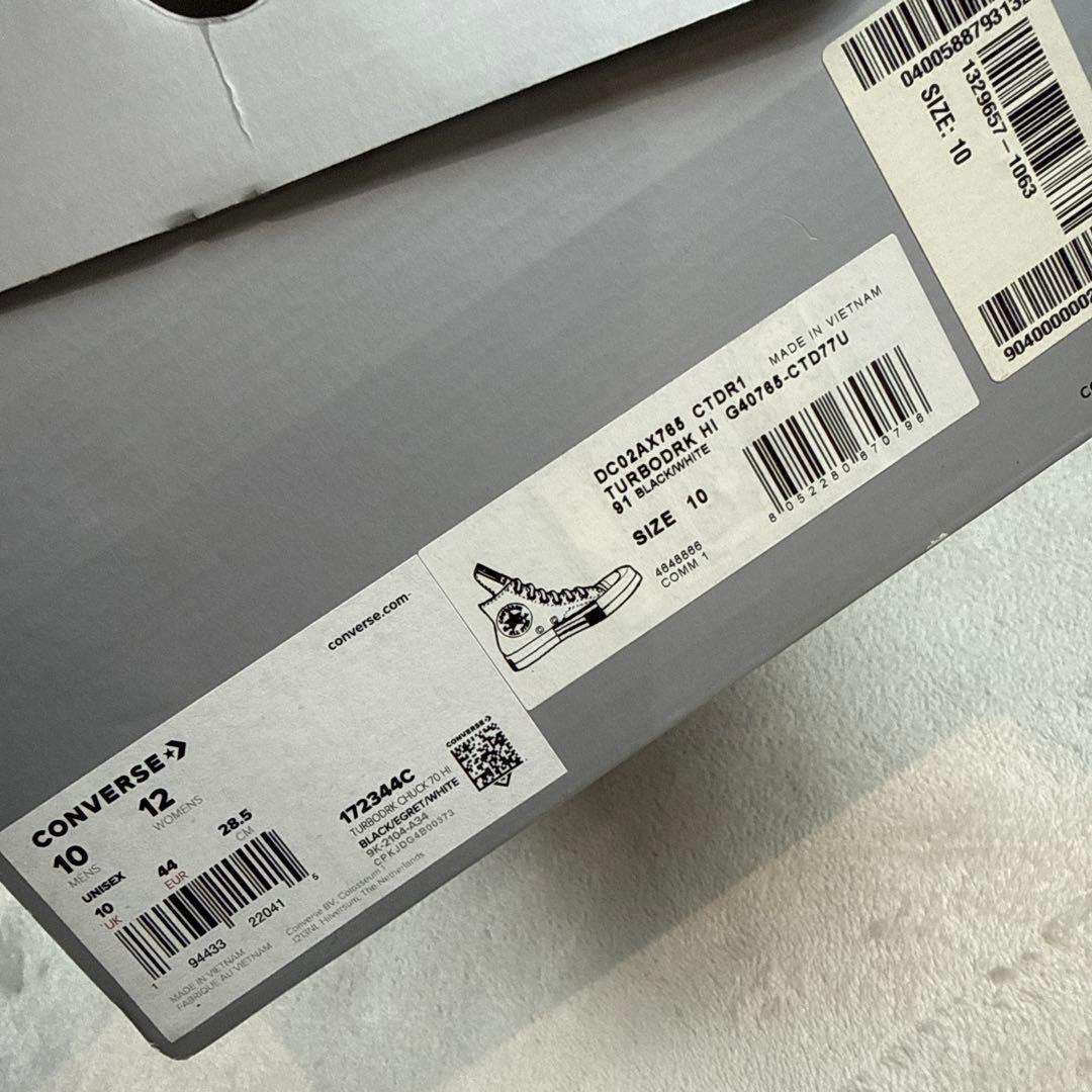 靴 Rick owens x converse Turbodrk 28.5cm