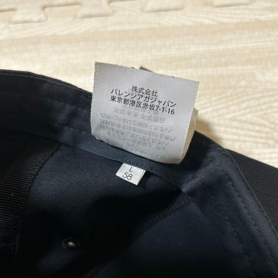 BALENCIAGA CAP ブラック　L58