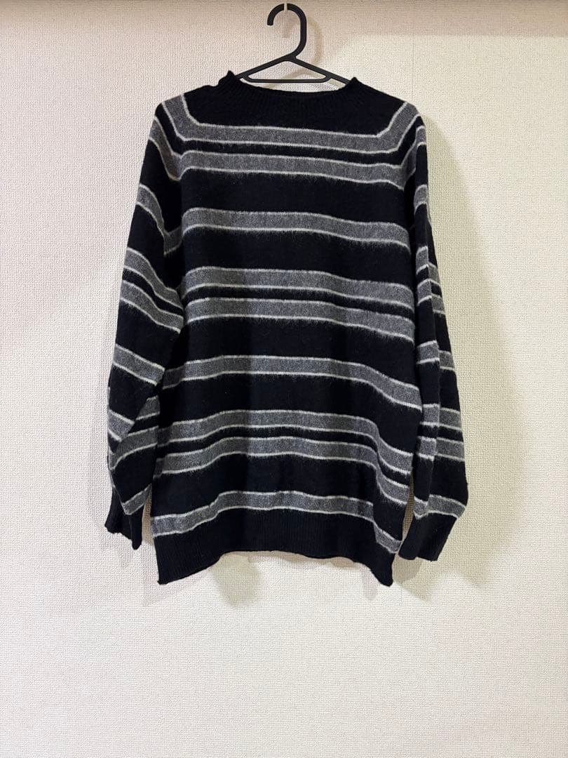 チーゼル起毛ニット ラグランプルオーバ