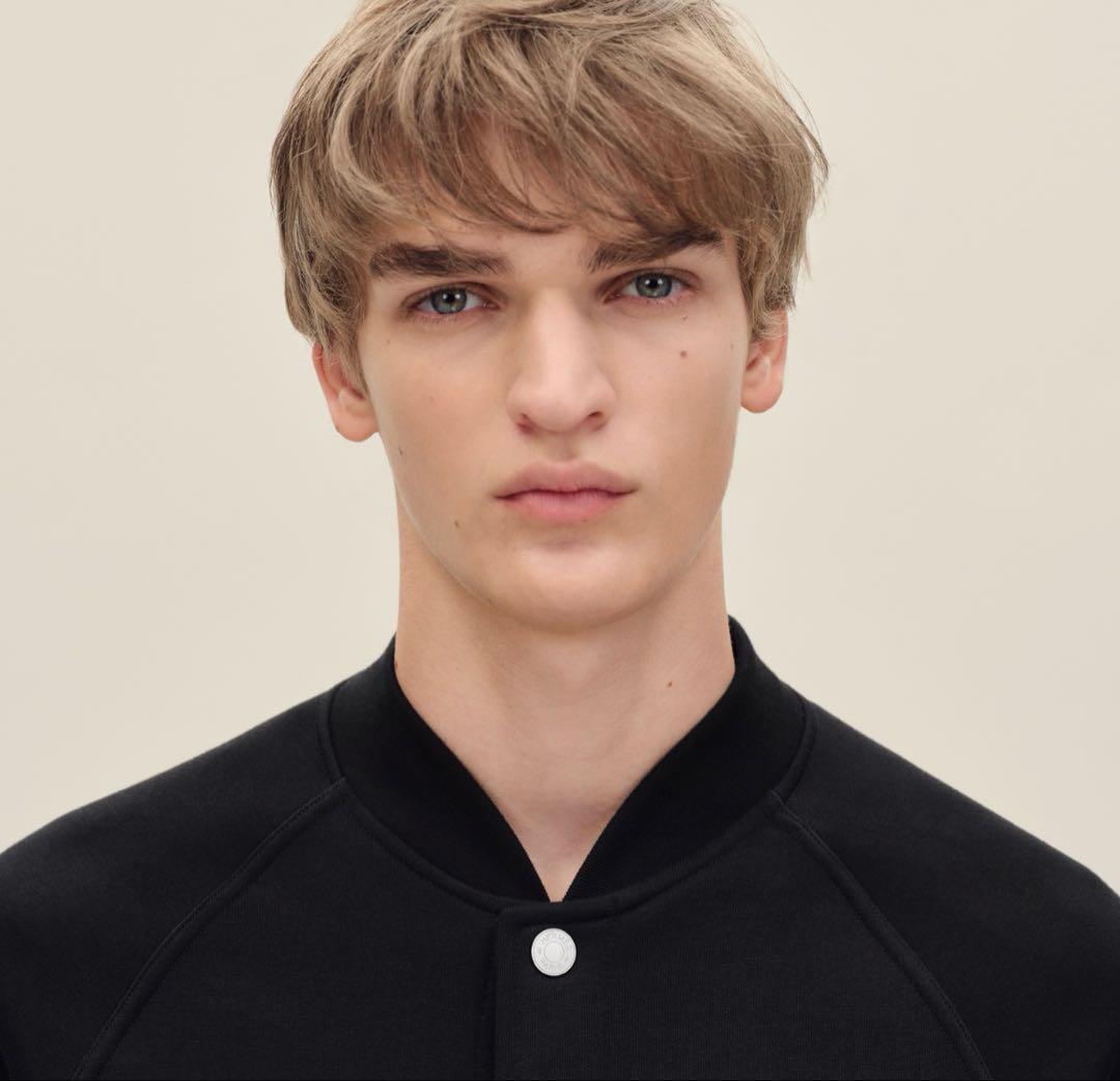 新品　HERMES エルメス　メンズ　テディブルゾンパッチ