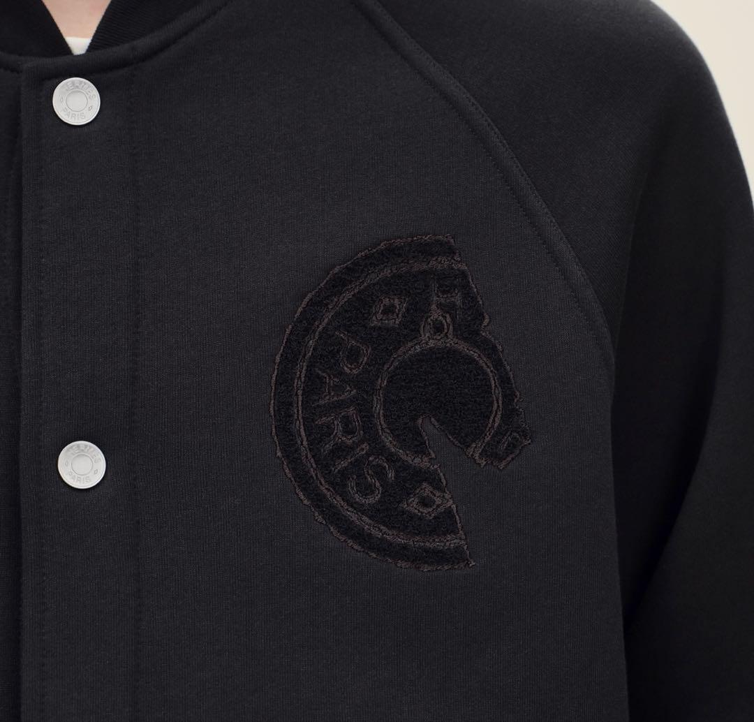 新品　HERMES エルメス　メンズ　テディブルゾンパッチ