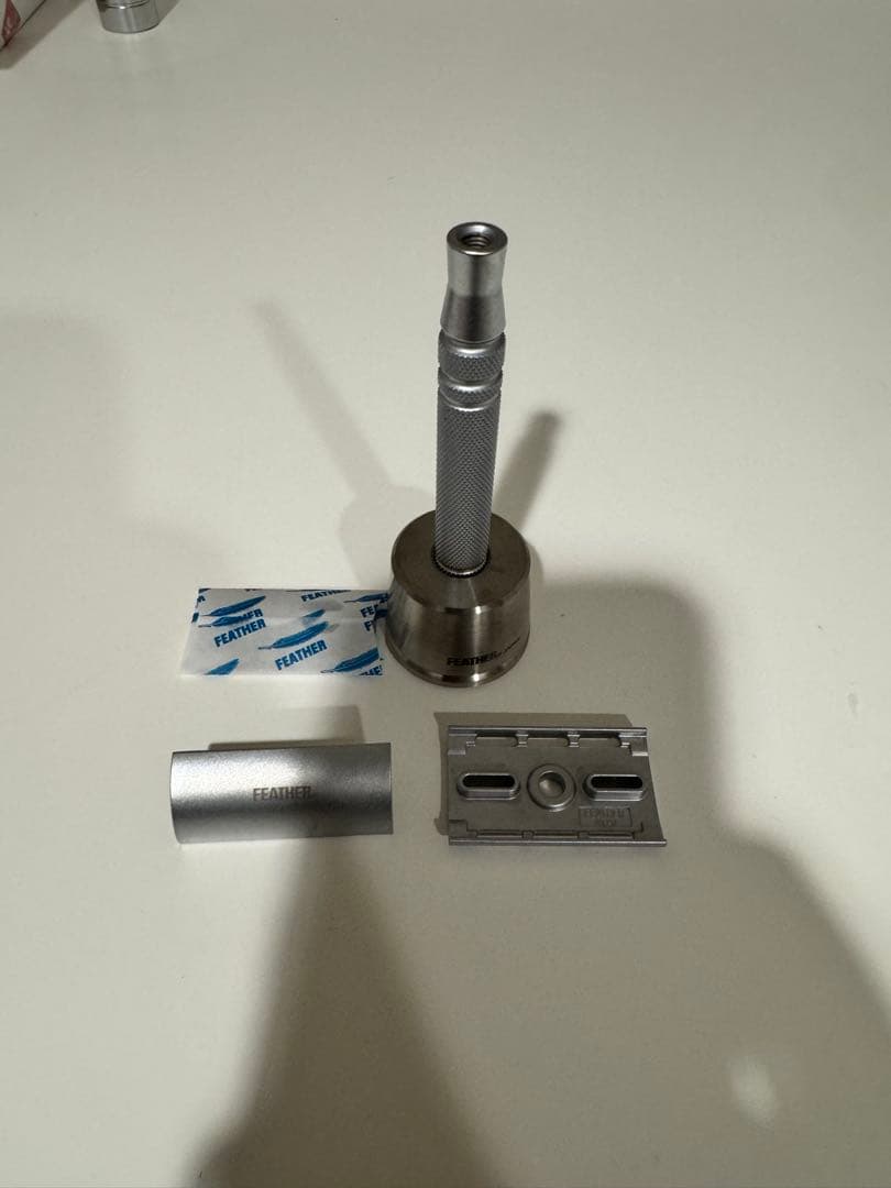 FEATHER 特撰 両刃オールステンレスレザーN 日本製 専用 高級カミソリ