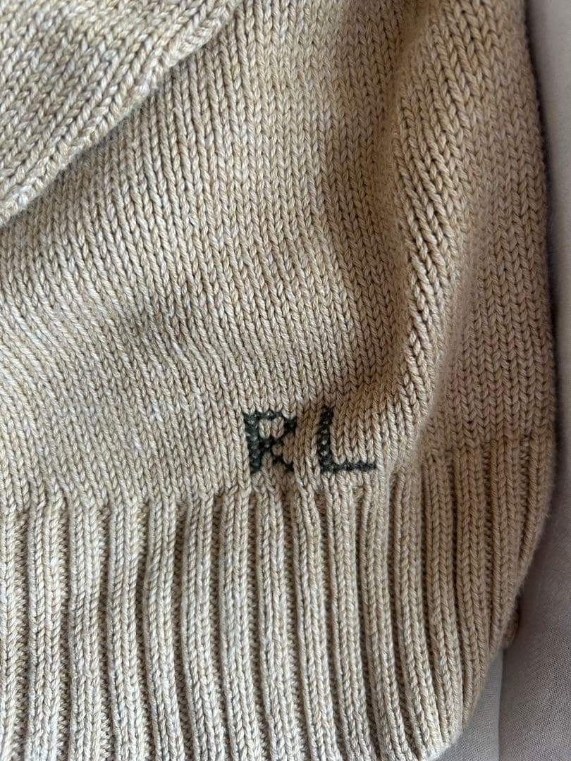 POLO RALPH LAUREN クマ刺繍 長袖セーター XL