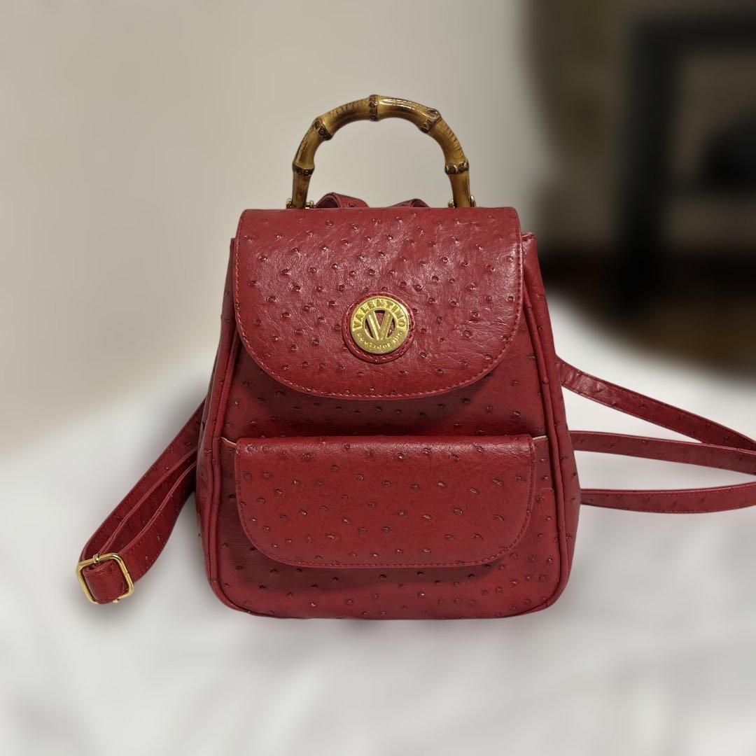 Anne　希少VALENTINO レザーリュック　ハンドバッグ