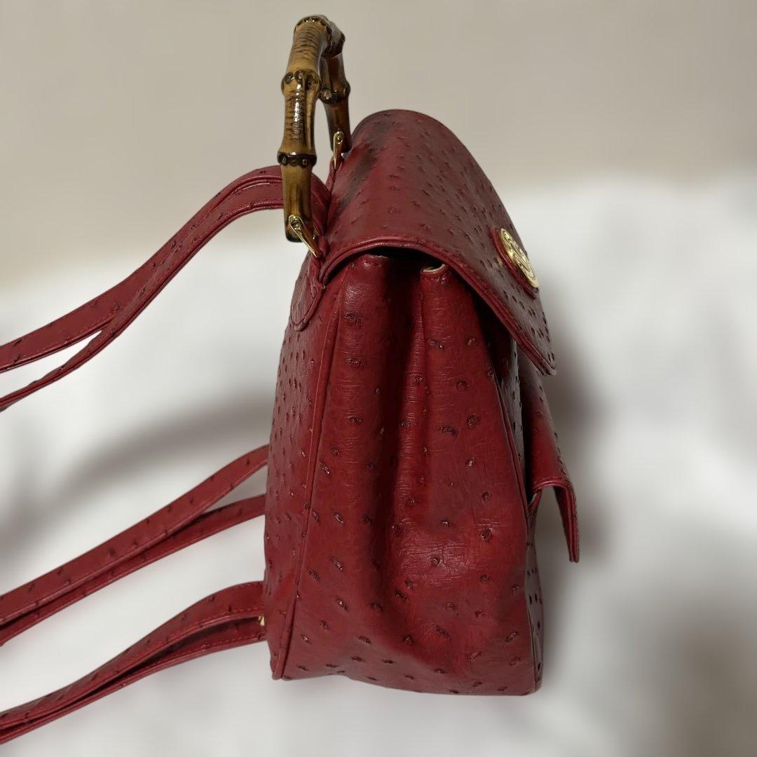 Anne　希少VALENTINO レザーリュック　ハンドバッグ